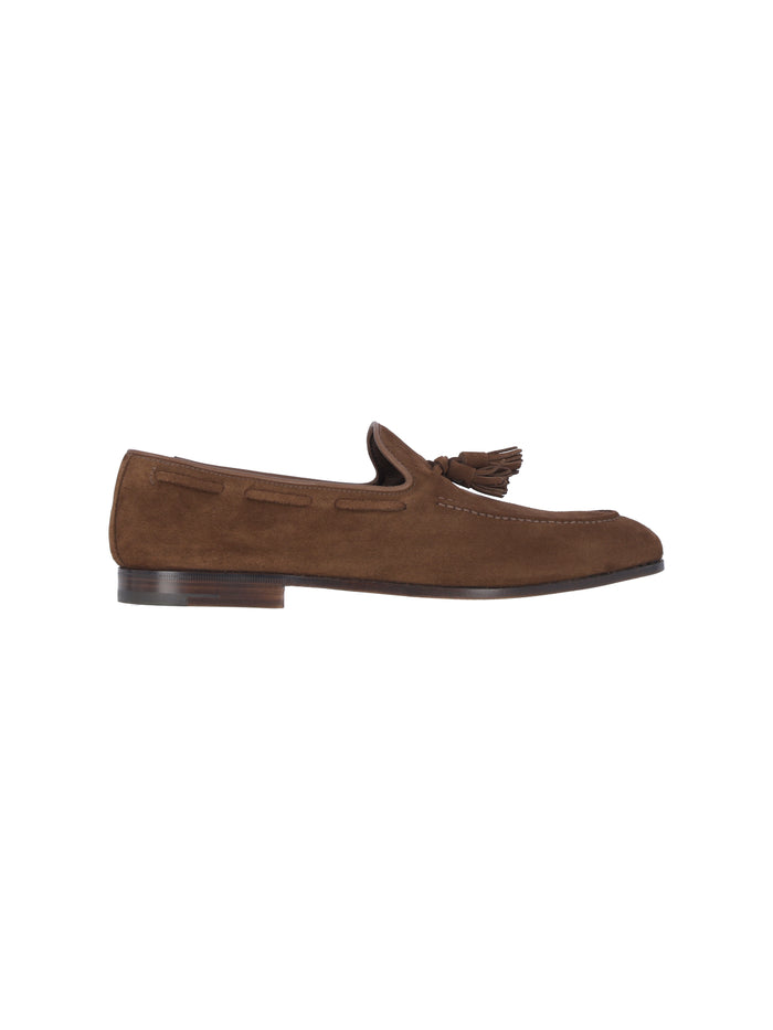 Churchs Flat Shoes Brown Pelle
