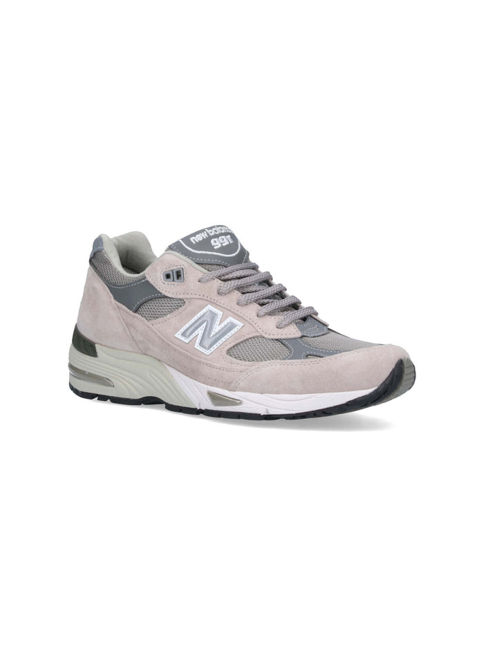 New Balance Sneakers Grey Pelle