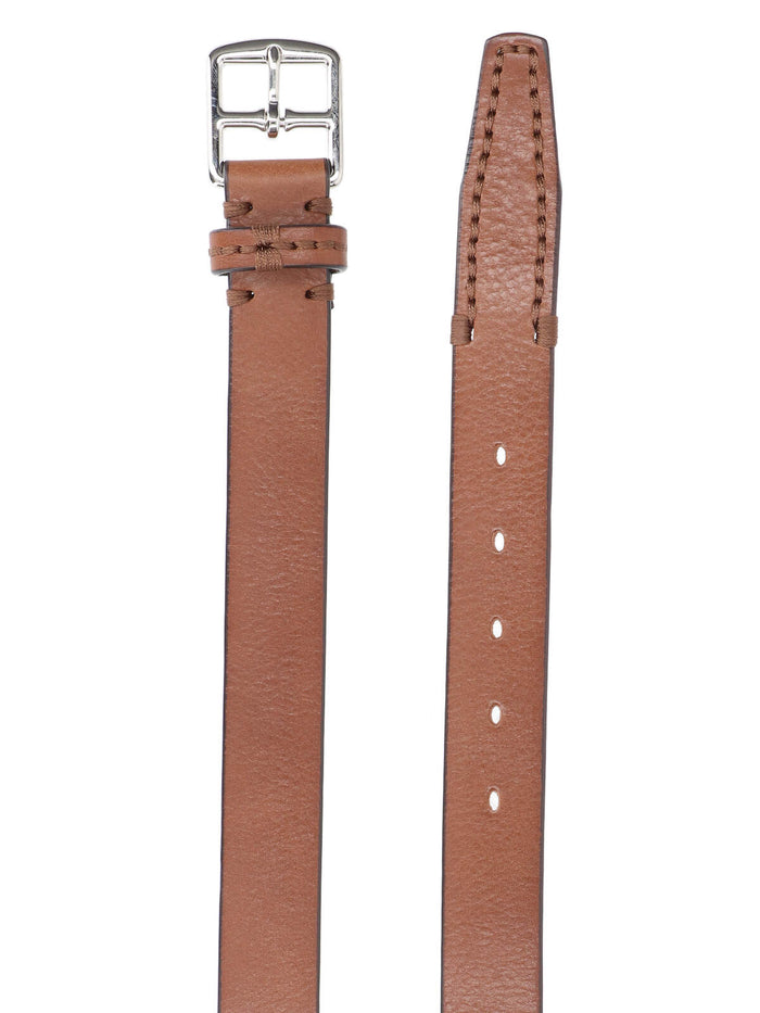 J&M Davidson Belts Brown Pelle