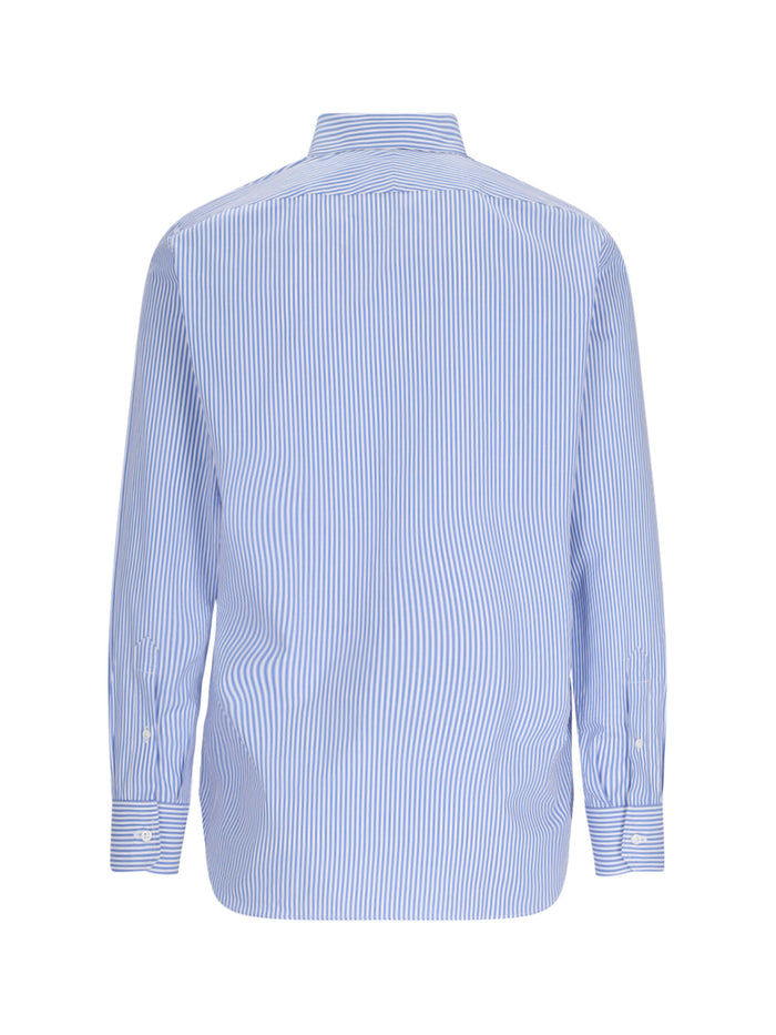Laboratorio Del Carmine Shirts Blue Cotone