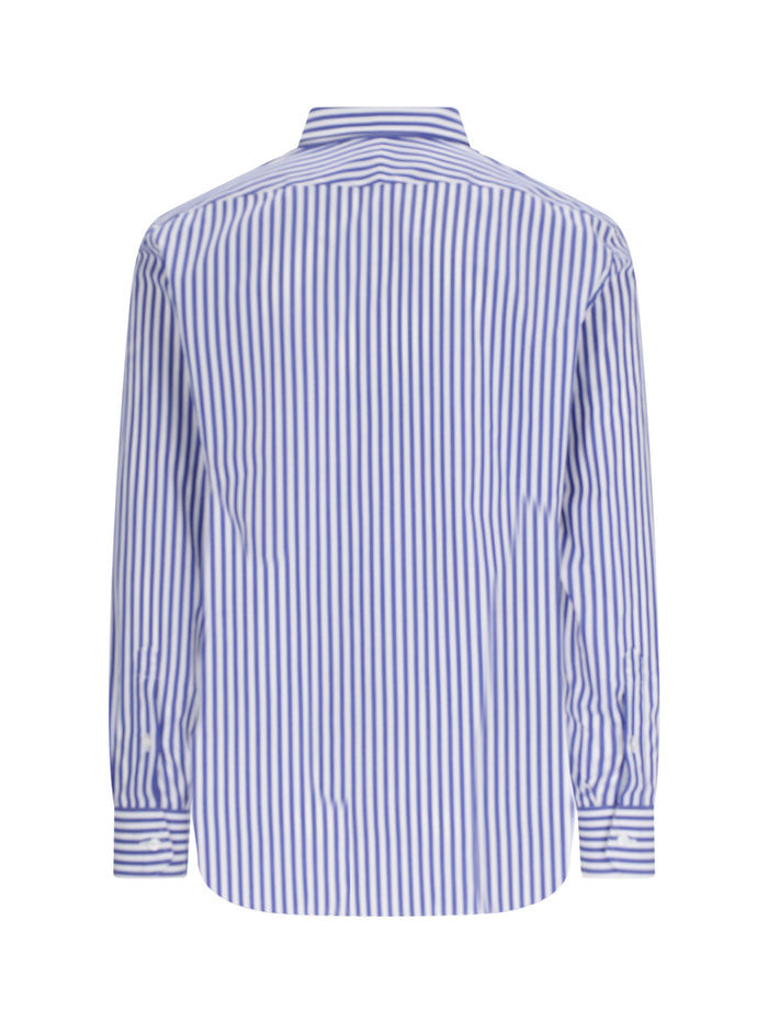 Laboratorio Del Carmine Shirts Blue Cotone