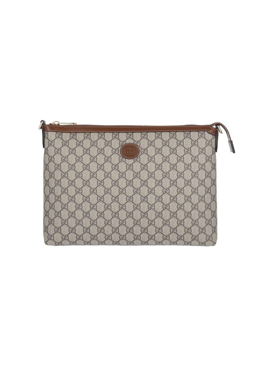 Gucci 60% Polyurethane crossbody bag in beige