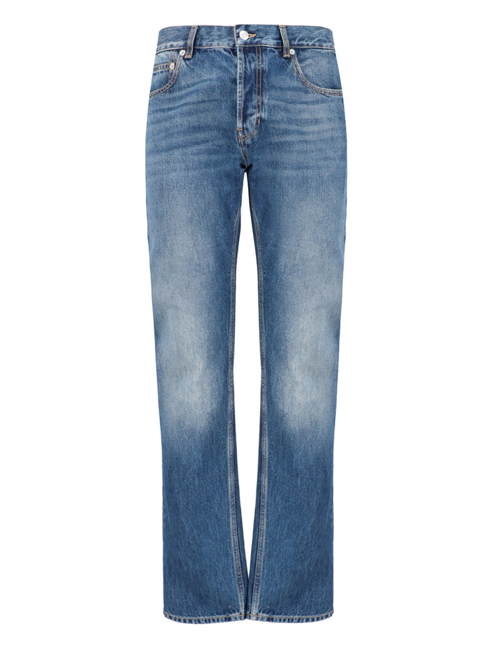 Alexander McQueen Jeans Blue Cotton
