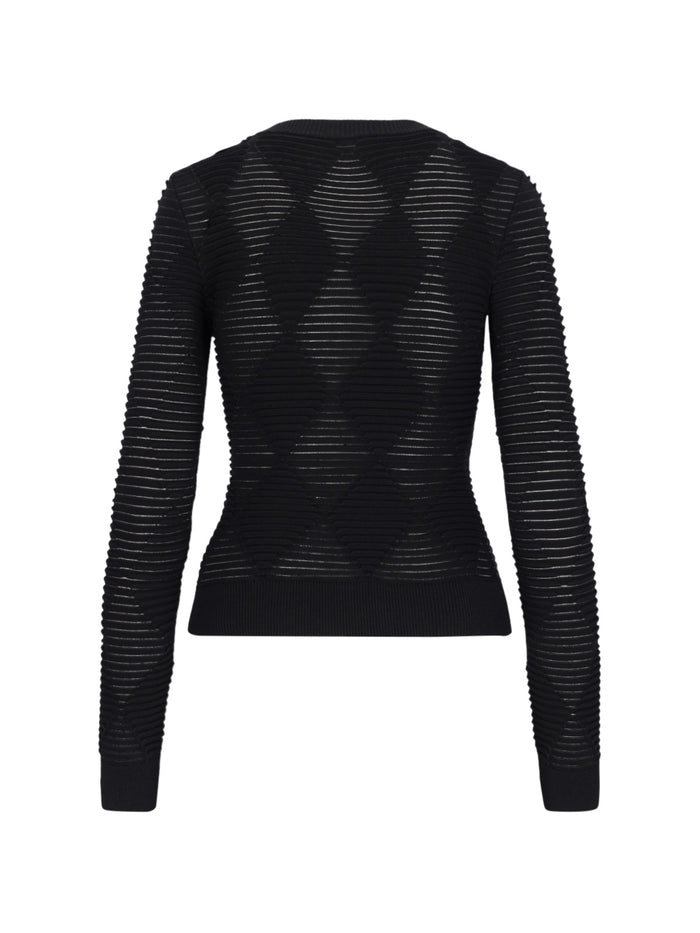 Balmain Sweaters Black Viscose