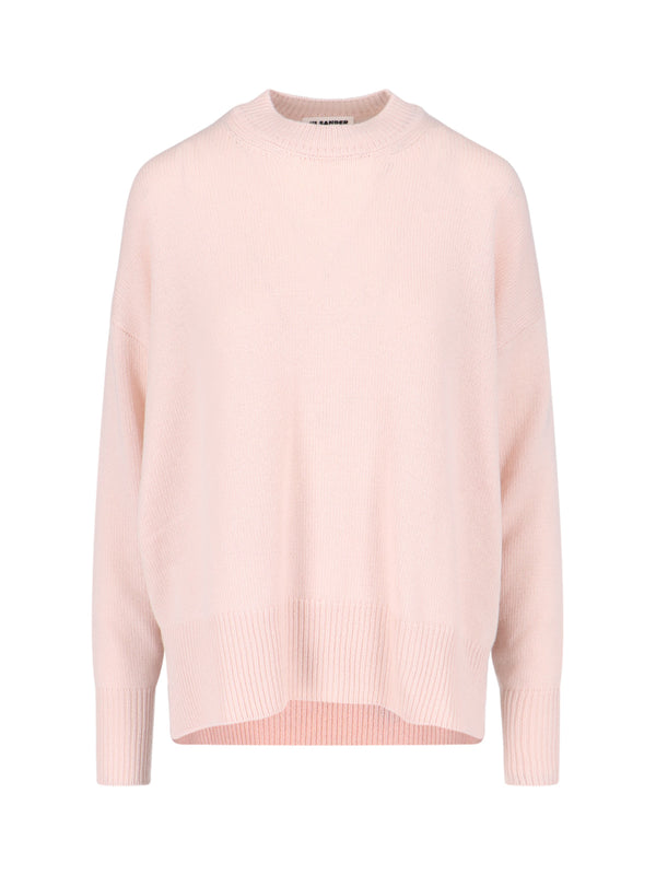Jil Sander 100% cashmere sweater in pink