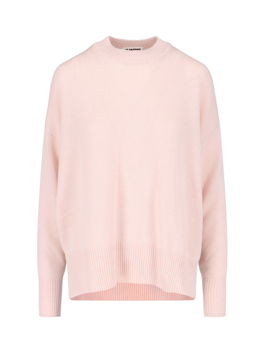 Jil Sander 100% cashmere sweater in pink