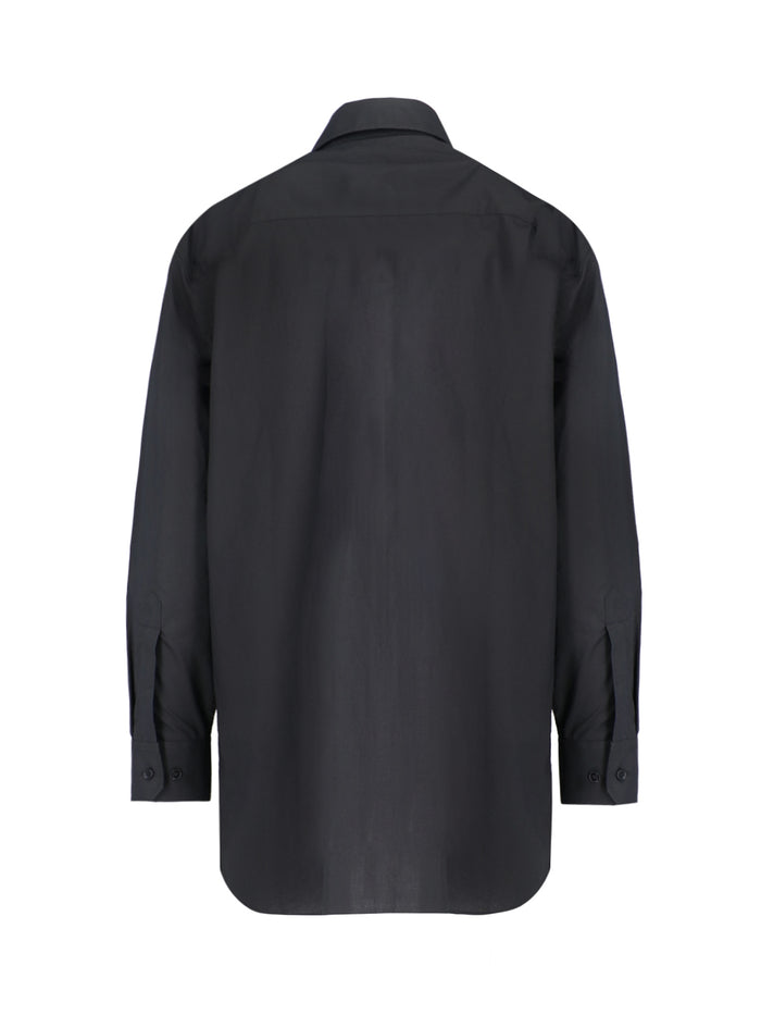 MM6 Maison Margiela Shirts Black Primary Fabric: Cotton