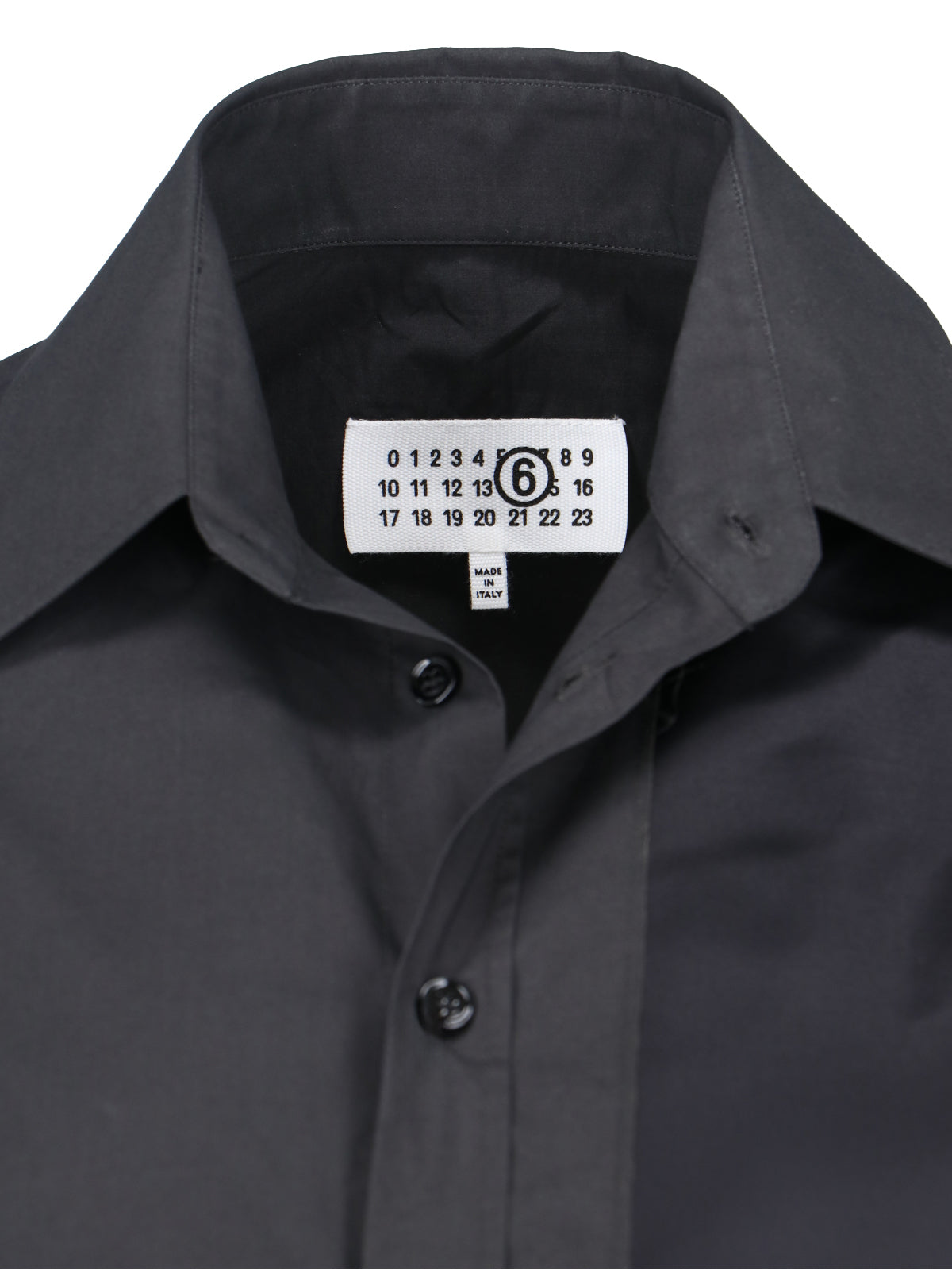 MM6 Maison Margiela Shirts Black Primary Fabric: Cotton