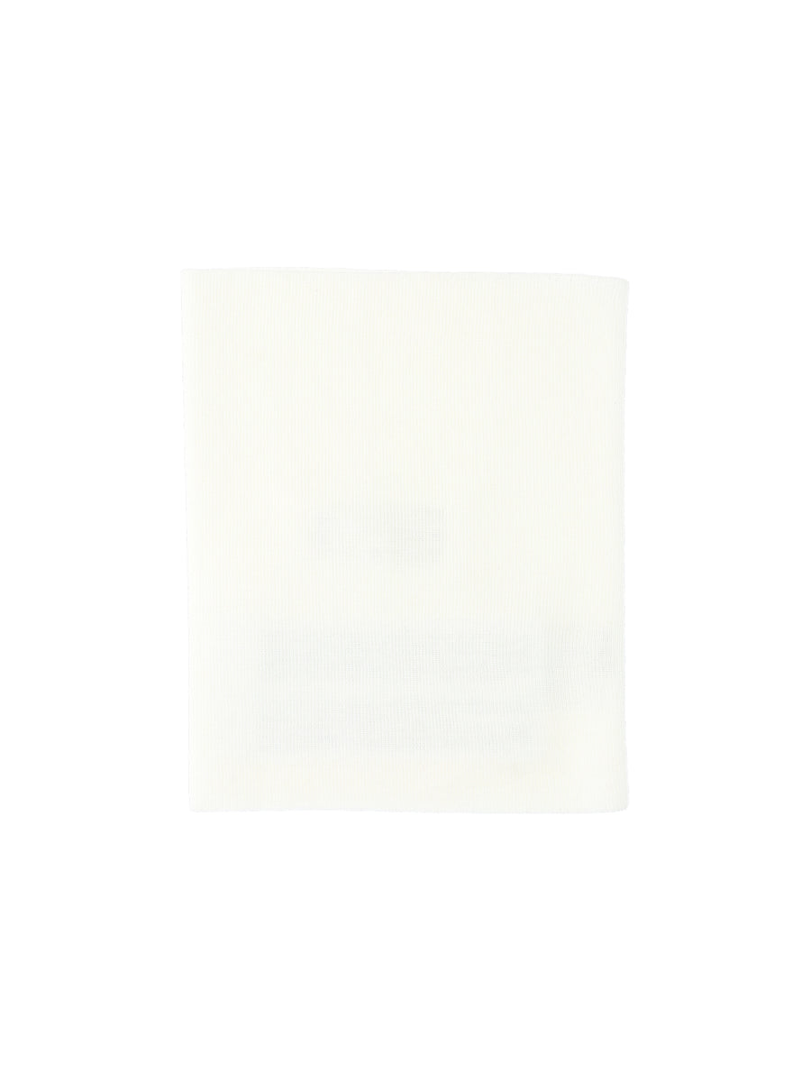 Maison Margiela 100% Wool scarf in white
