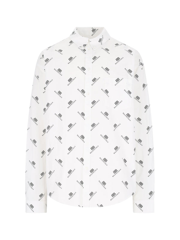 Balenciaga 100% Cotton shirt in white