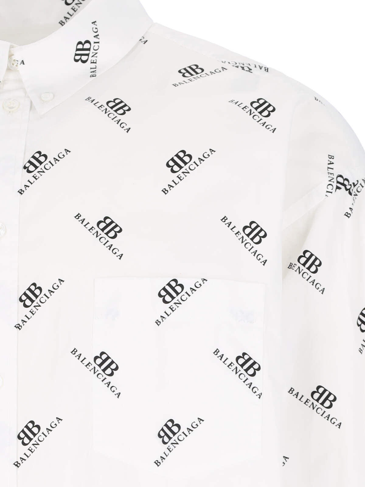 Balenciaga Shirts White Cotton