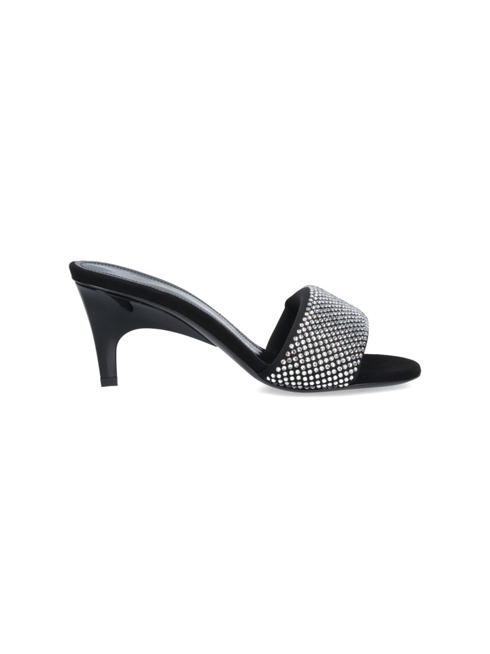 The Attico Sandals Black Main Fabric: Polyamide