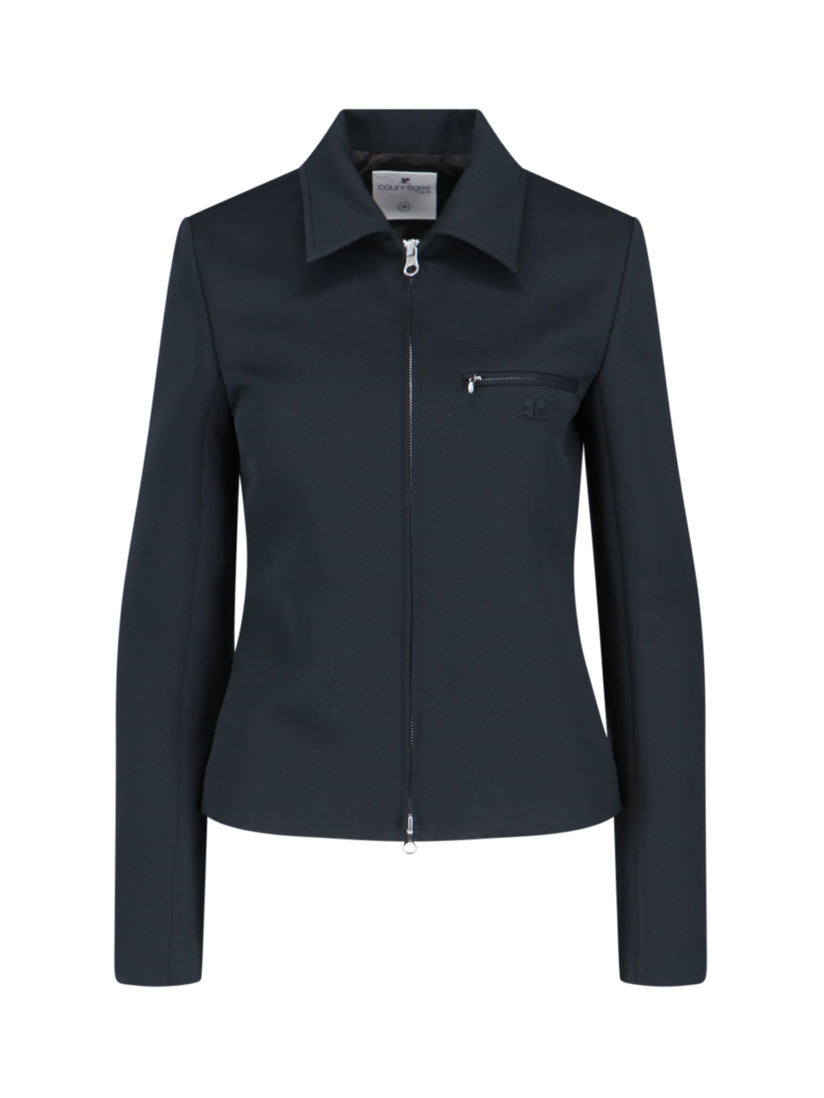 Courrèges Jackets Black Main Material: Polyester