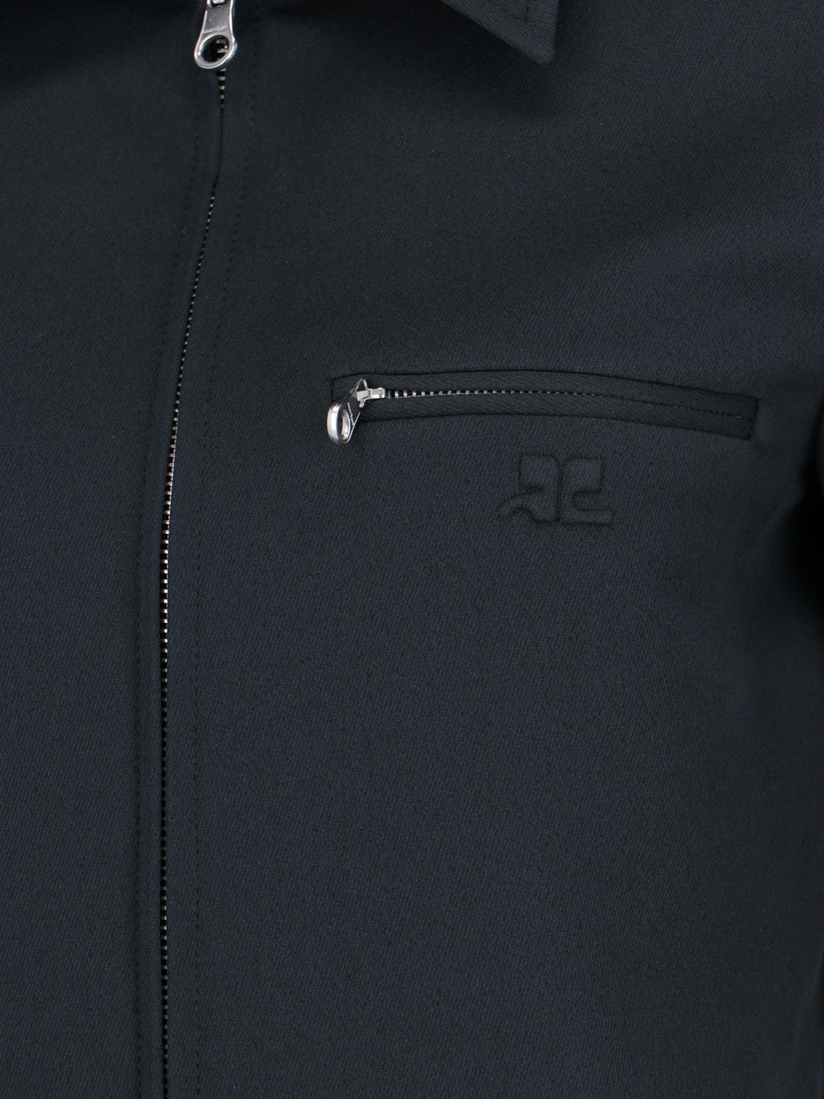 Courrèges Jackets Black Main Material: Polyester