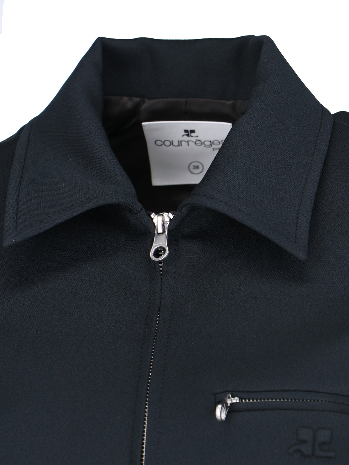 Courrèges Jackets Black Main Material: Polyester