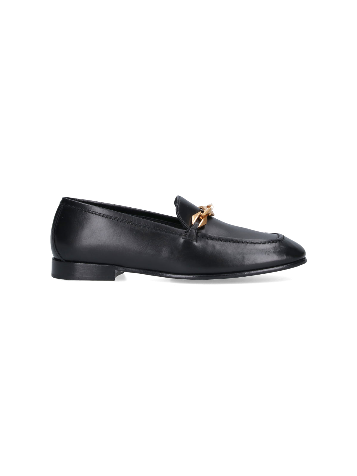 Jimmy Choo Flat Shoes Black Outer: Calfskin