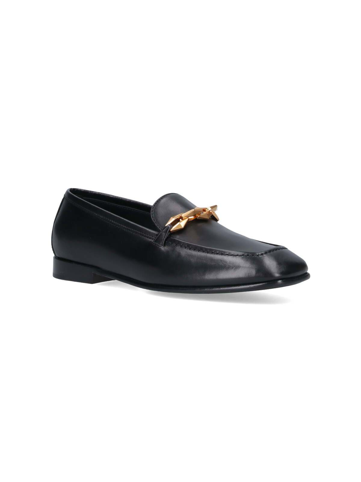 Jimmy Choo Flat Shoes Black Outer: Calfskin