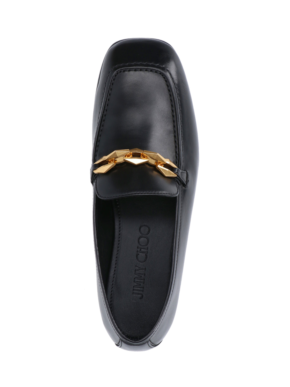 Jimmy Choo Flat Shoes Black Outer: Calfskin