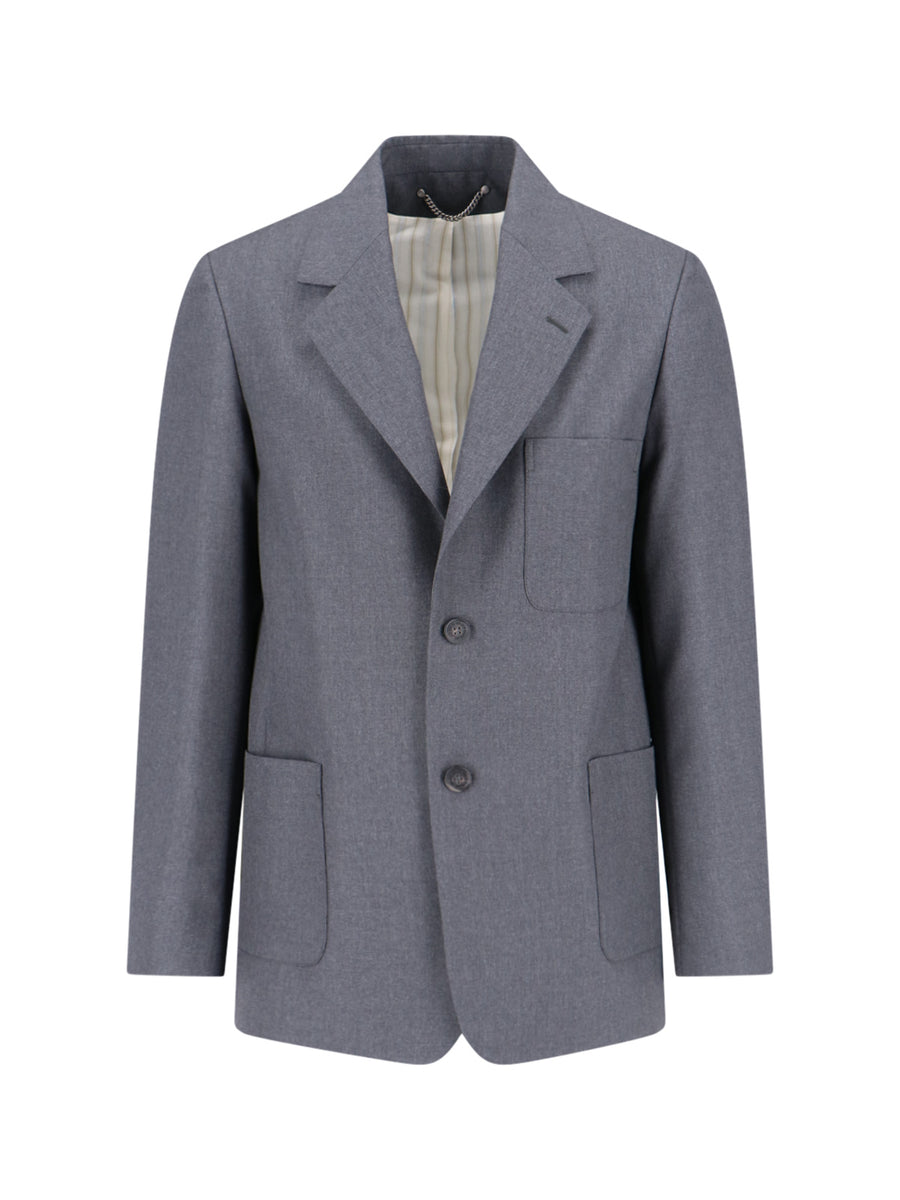 Golden Goose Main Fabric: 100% Virgin Wool blazer in gray