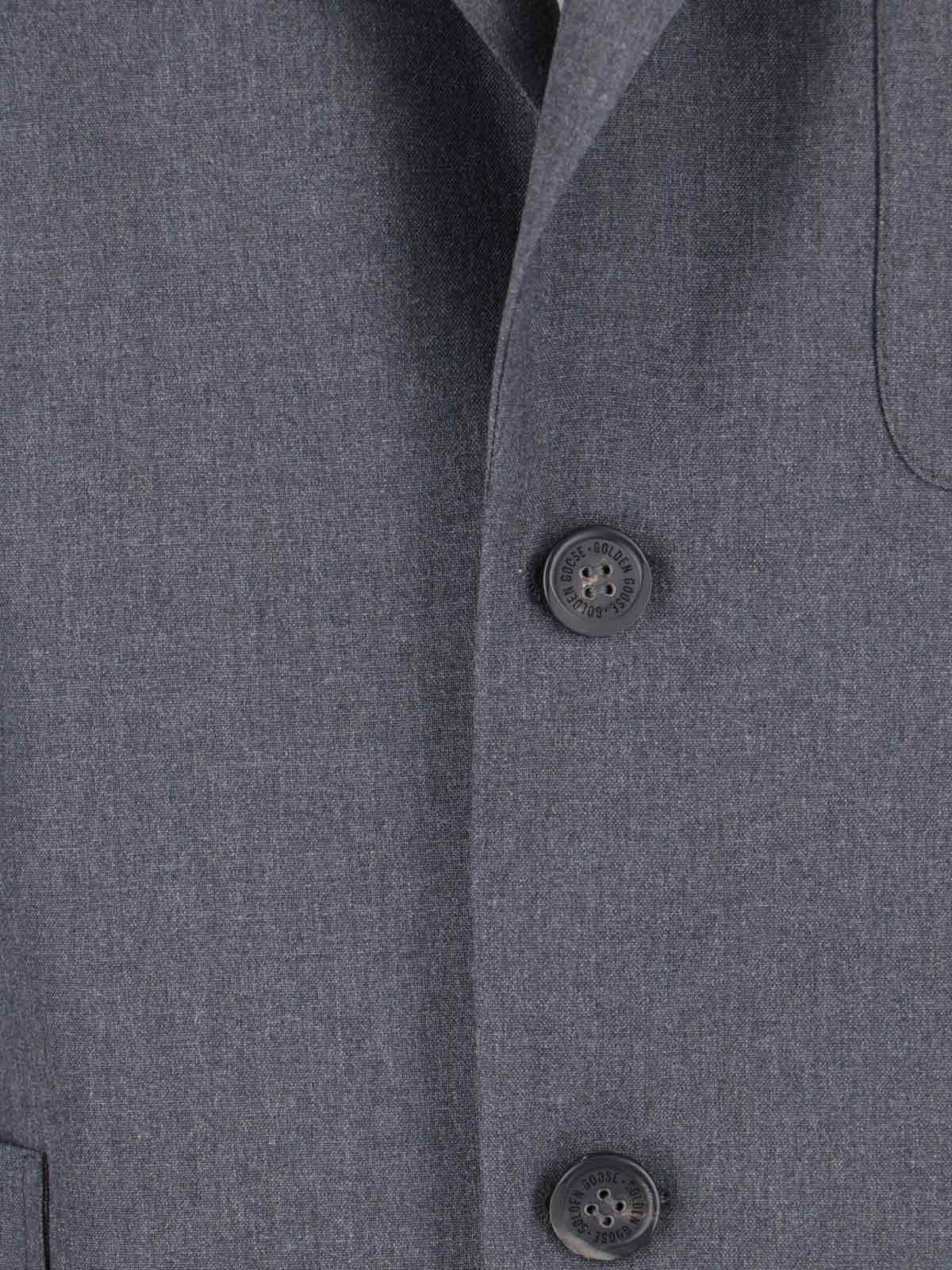 Golden Goose Jackets Grey Main Fabric: Virgin Wool