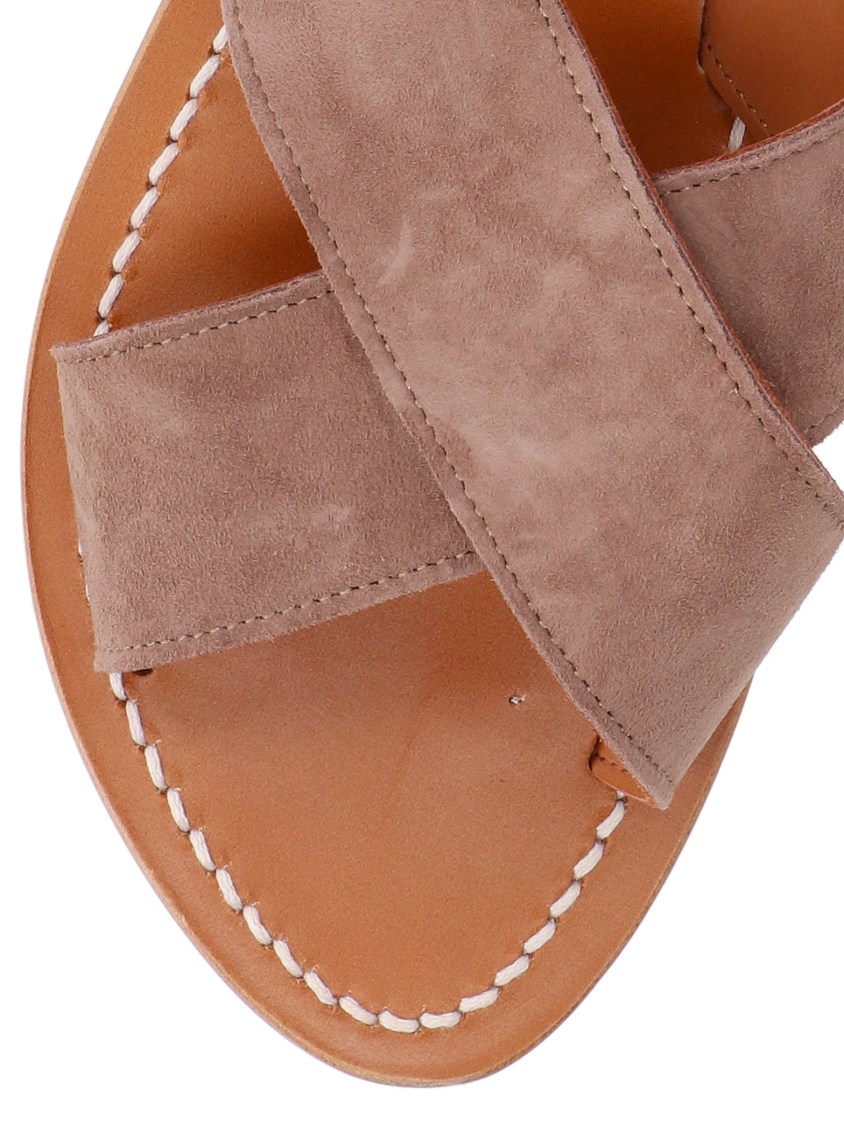K Jacques St Tropez Sandals Brown Pelle