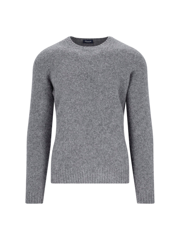 Drumohr 100% Lambswool sweater in gray