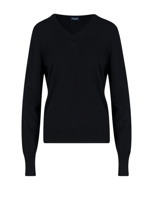 Drumohr 100% Cashmere sweater in black