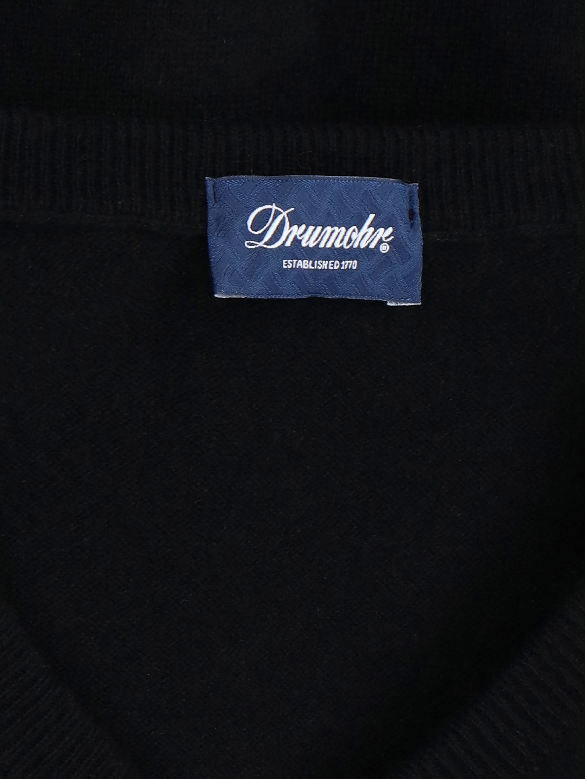 Drumohr Sweaters Black Cashmere