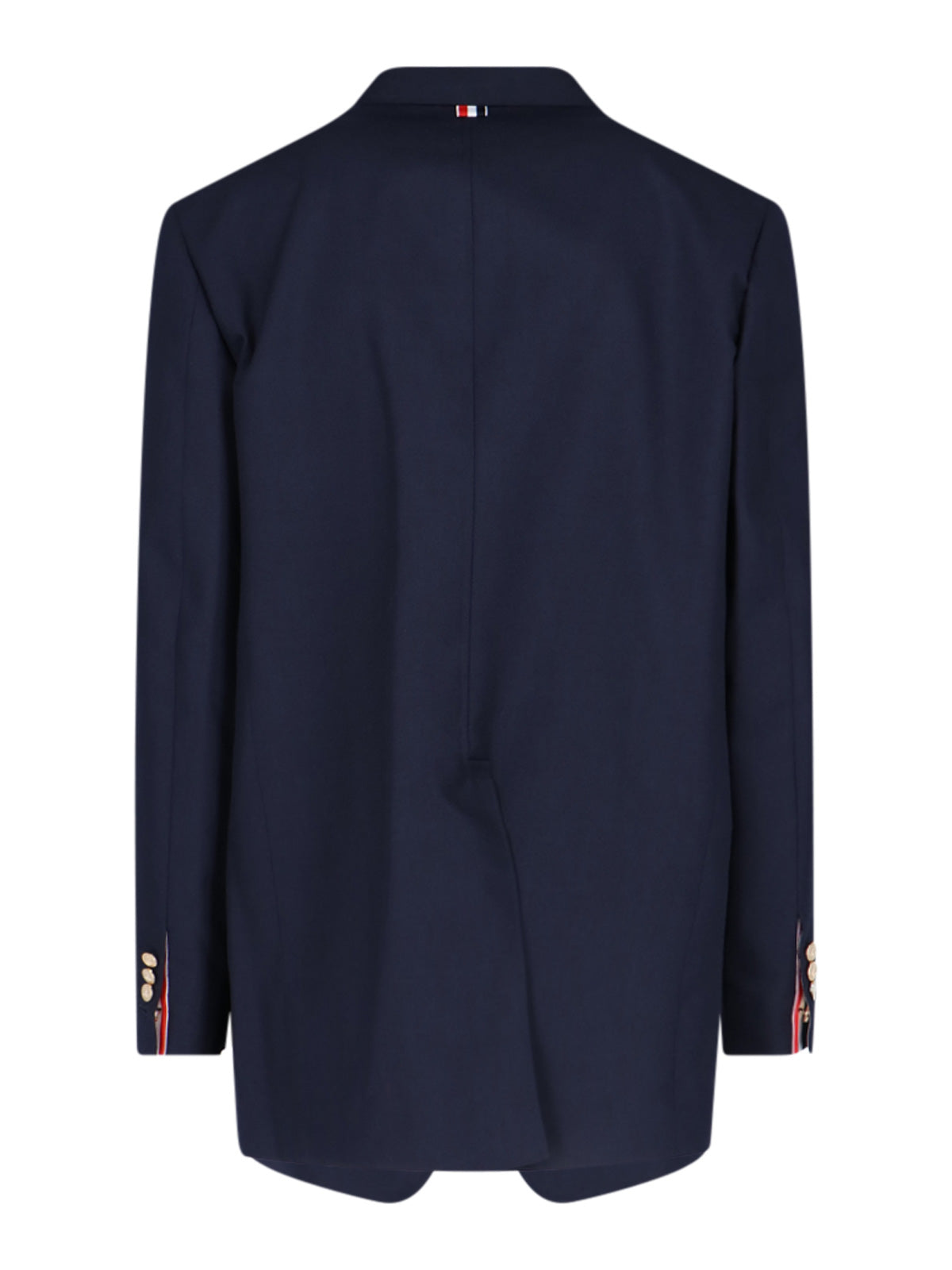 Thom Browne Jackets Blue Self: Virgin Wool