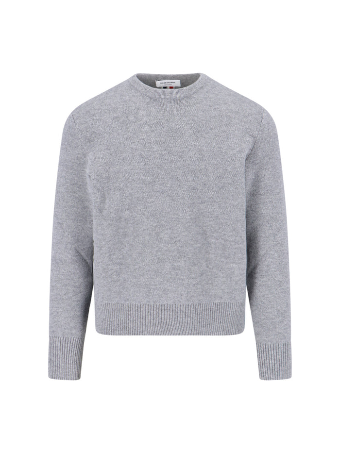Thom Browne Sweaters Grey Virgin Wool