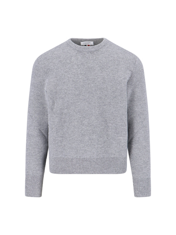 Thom Browne 100% Virgin Wool sweater in gray