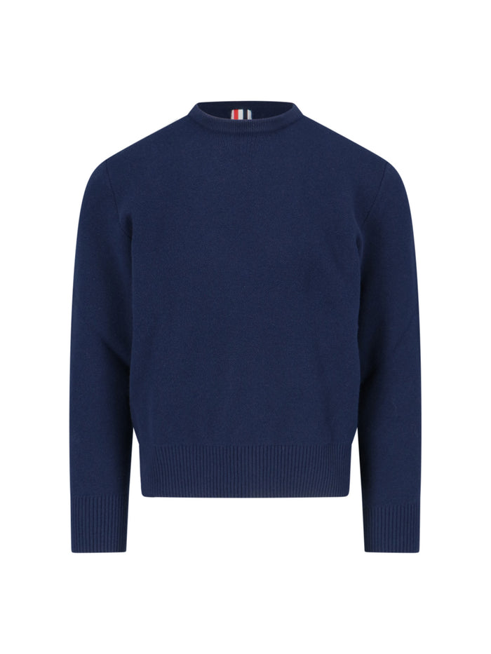 Thom Browne Sweaters Blue Virgin Wool