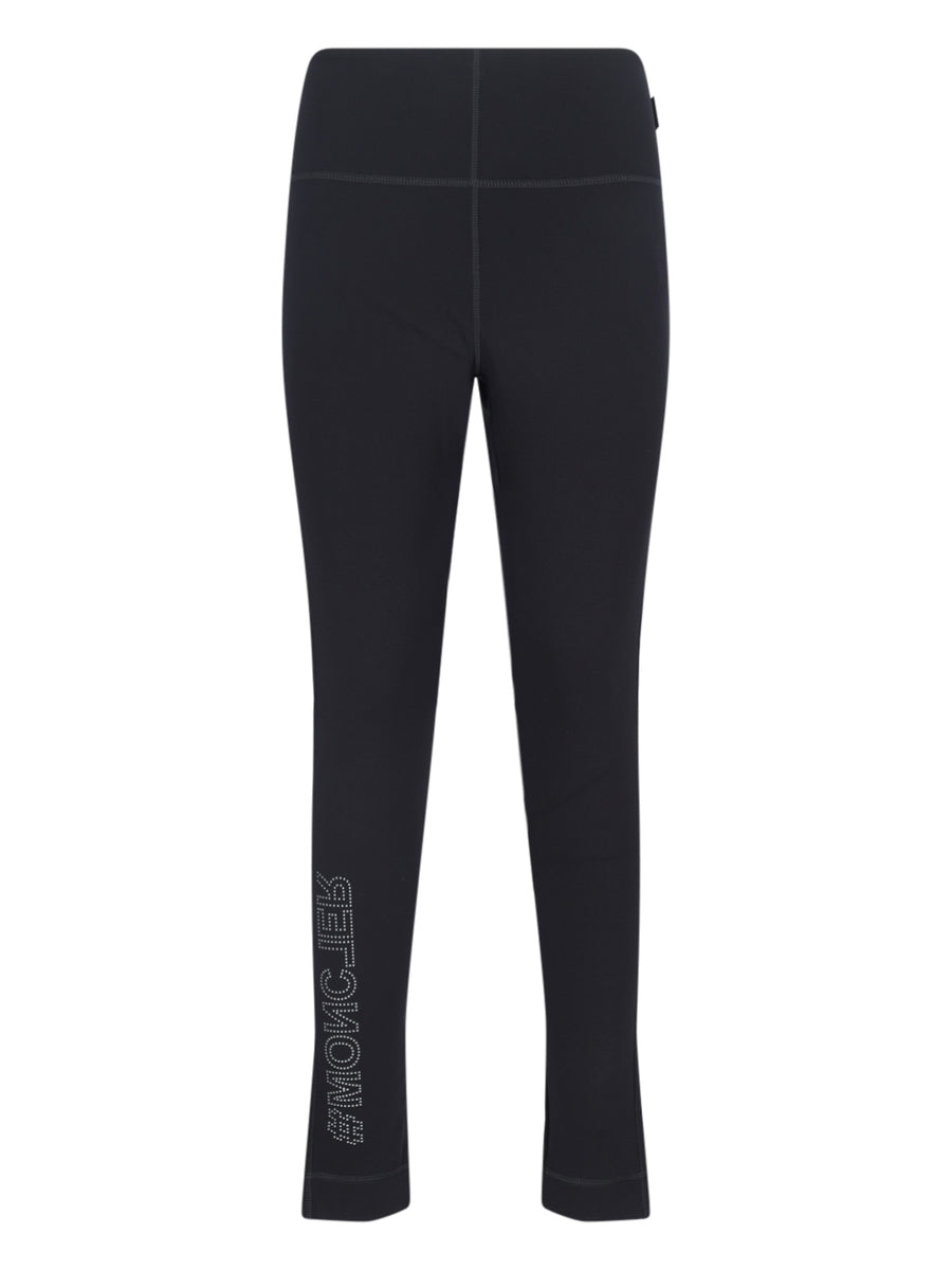 Moncler Grenoble 86% Polyamide leggings in black