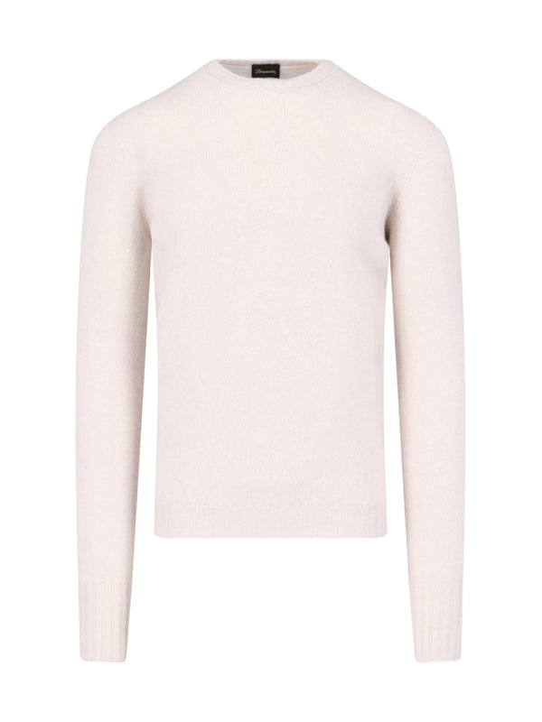Drumohr 100% Cashmere sweater in white