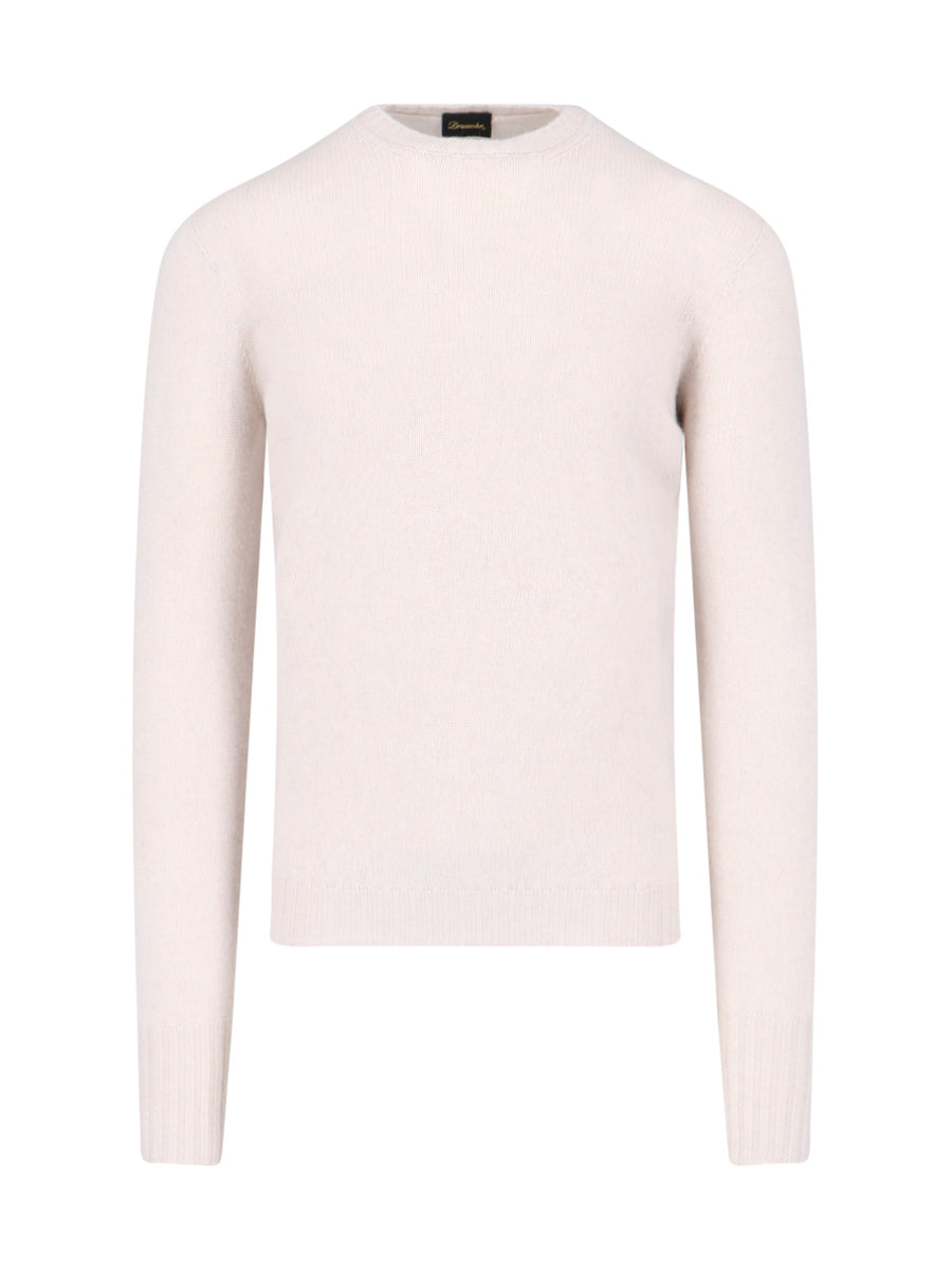 Drumohr 100% Cashmere sweater in white