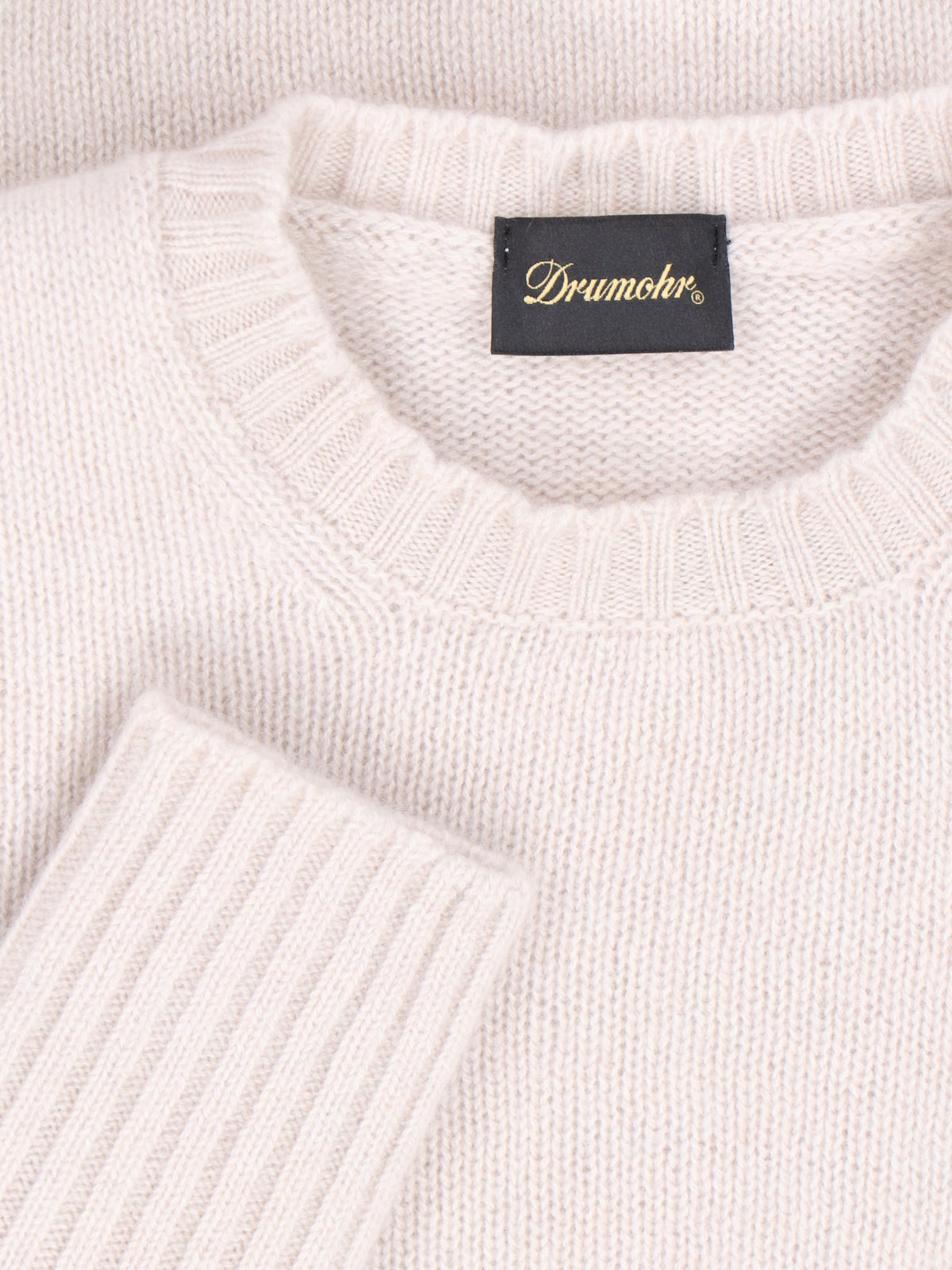 Drumohr Sweaters White Cashmere