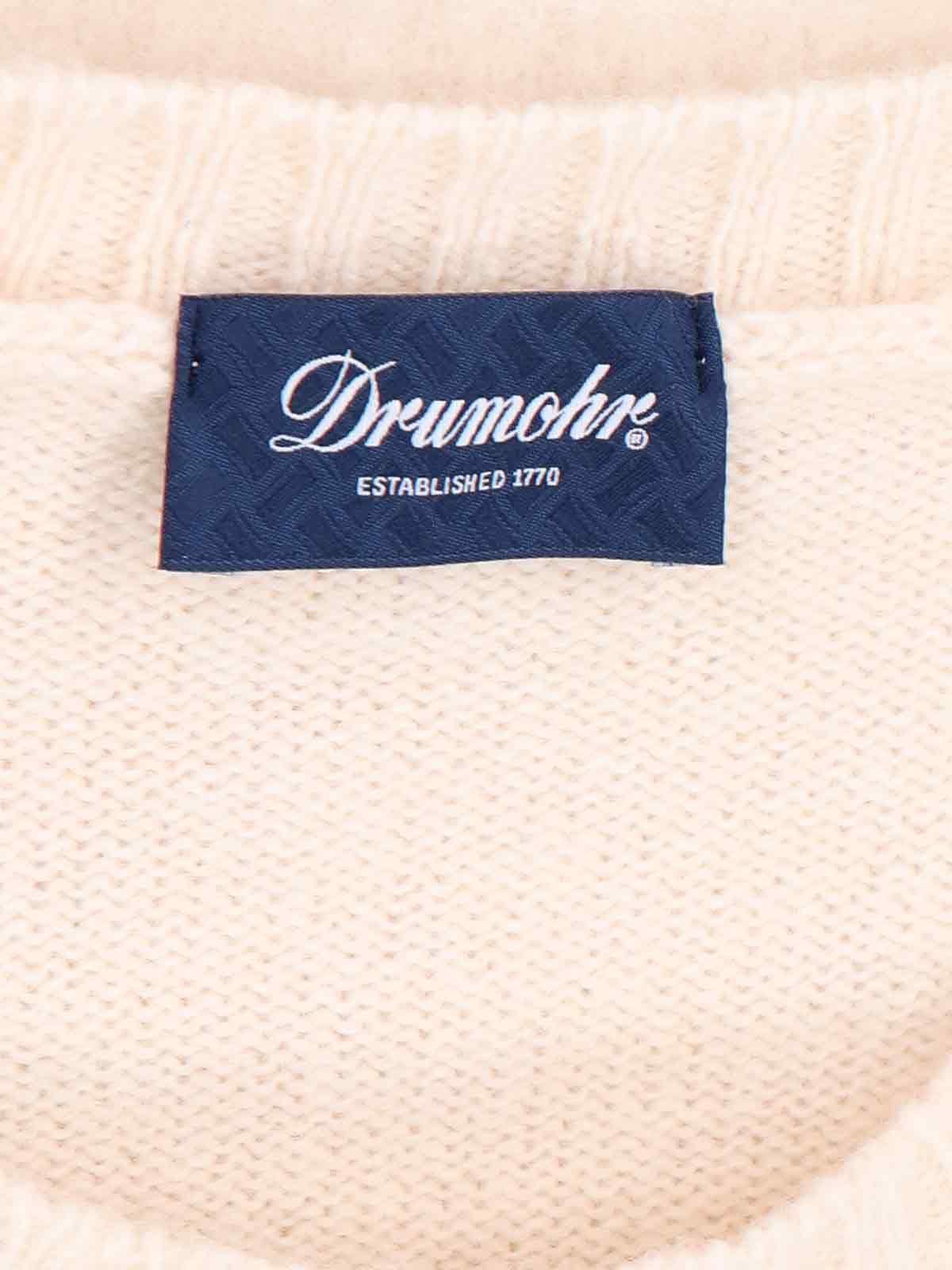 Drumohr Sweaters White Lambswool
