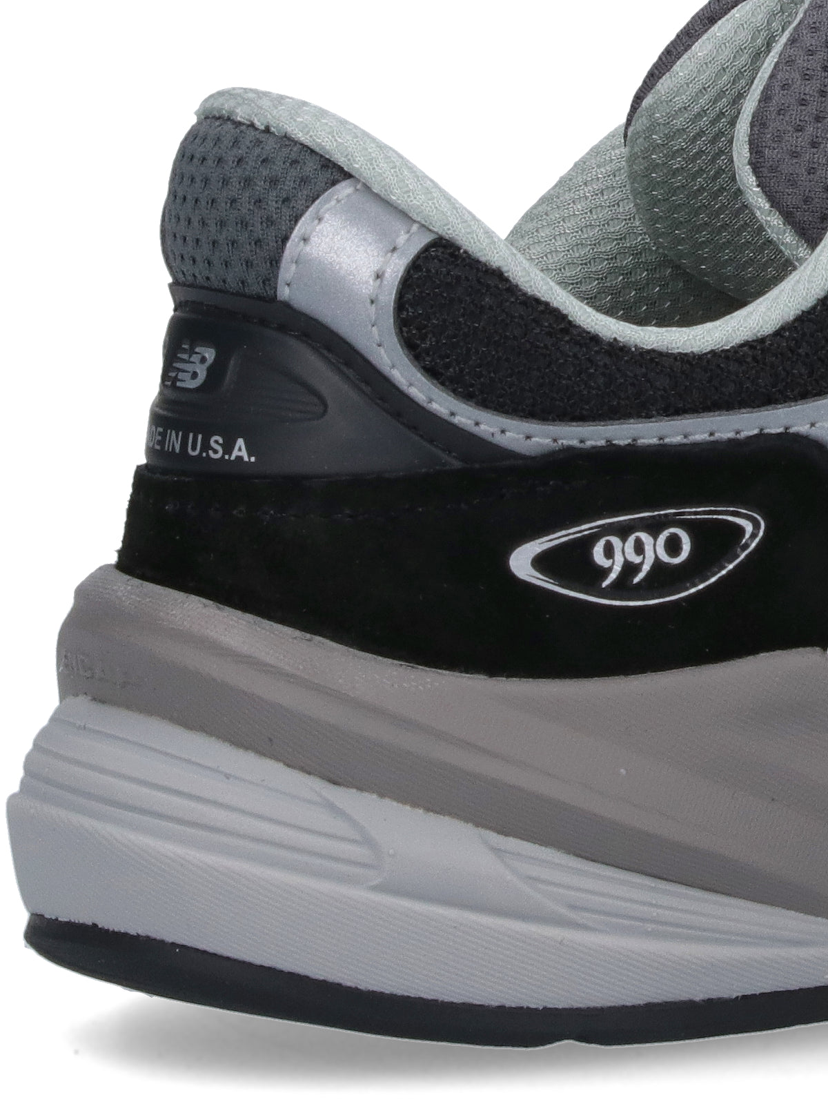 New Balance Sneakers Black Pigskin