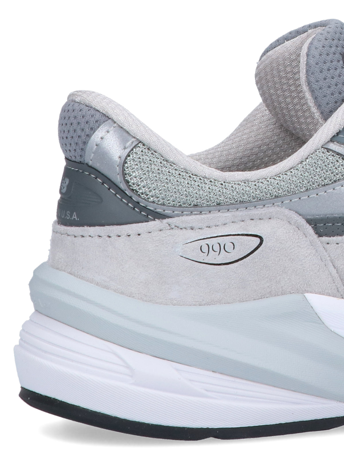 New Balance Sneakers Grey Pigskin