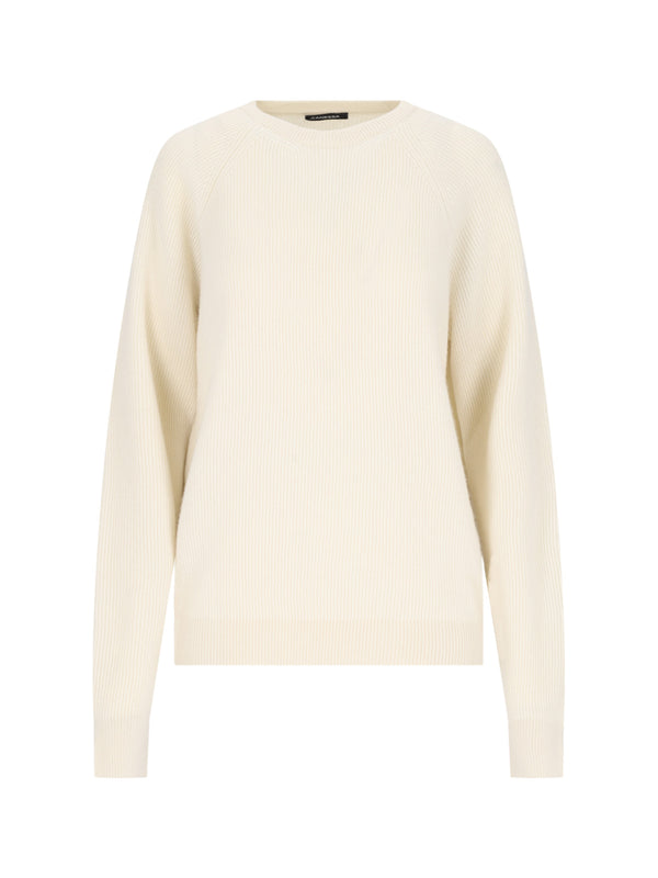 Canessa 100% Cashmere sweater in white