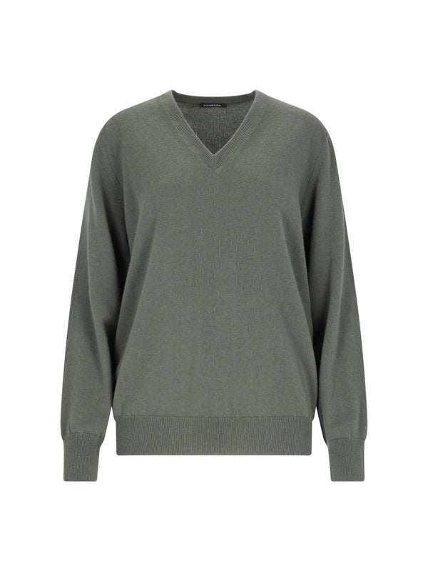 Canessa 100% Cashmere sweater in green