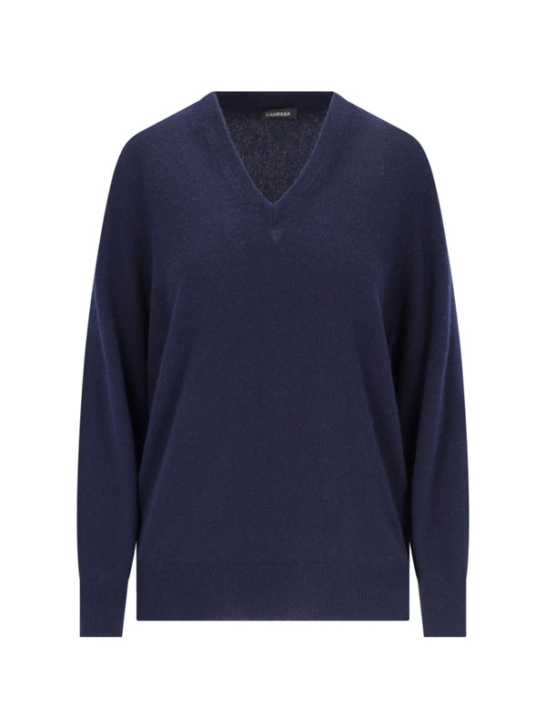 Canessa 100% Cashmere sweater in navy