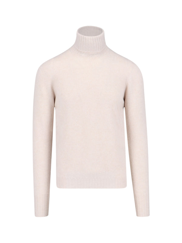 Drumohr 100% Cashmere sweater in white