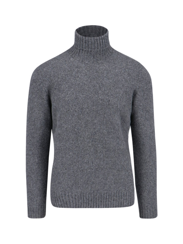 Drumohr 100% Lambswool sweater in gray