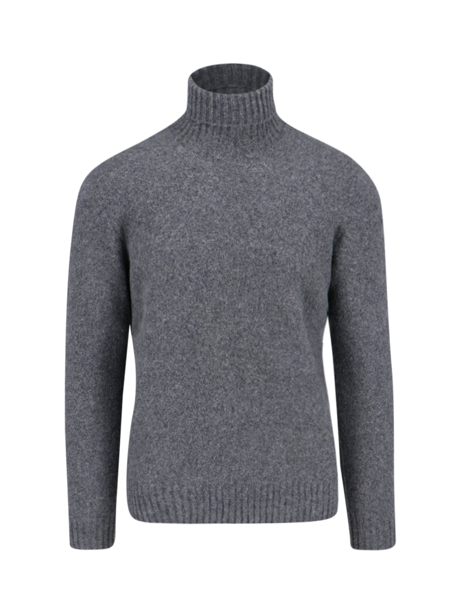 Drumohr 100% Lambswool sweater in gray