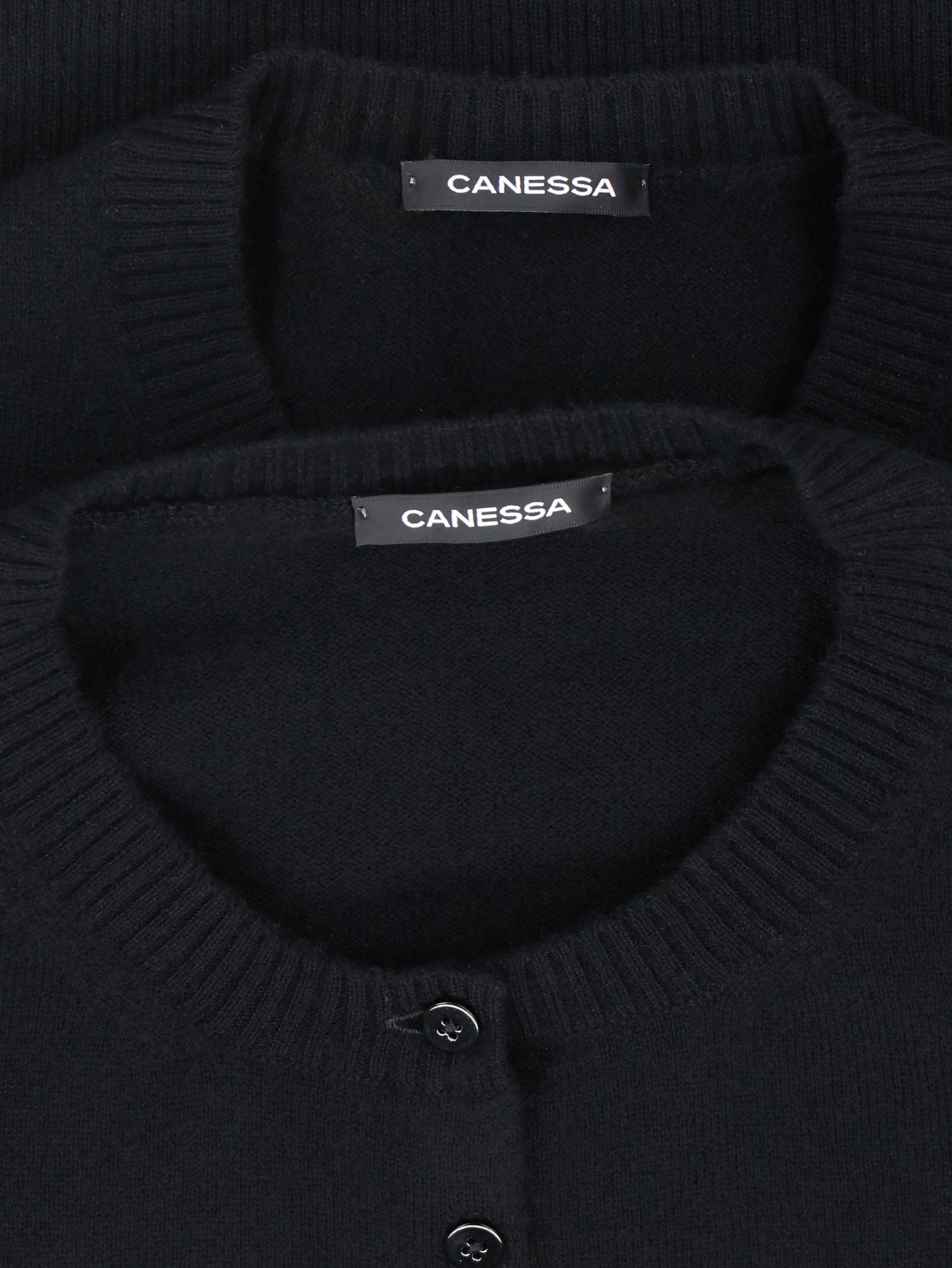 Canessa Sweaters Black Cashmere