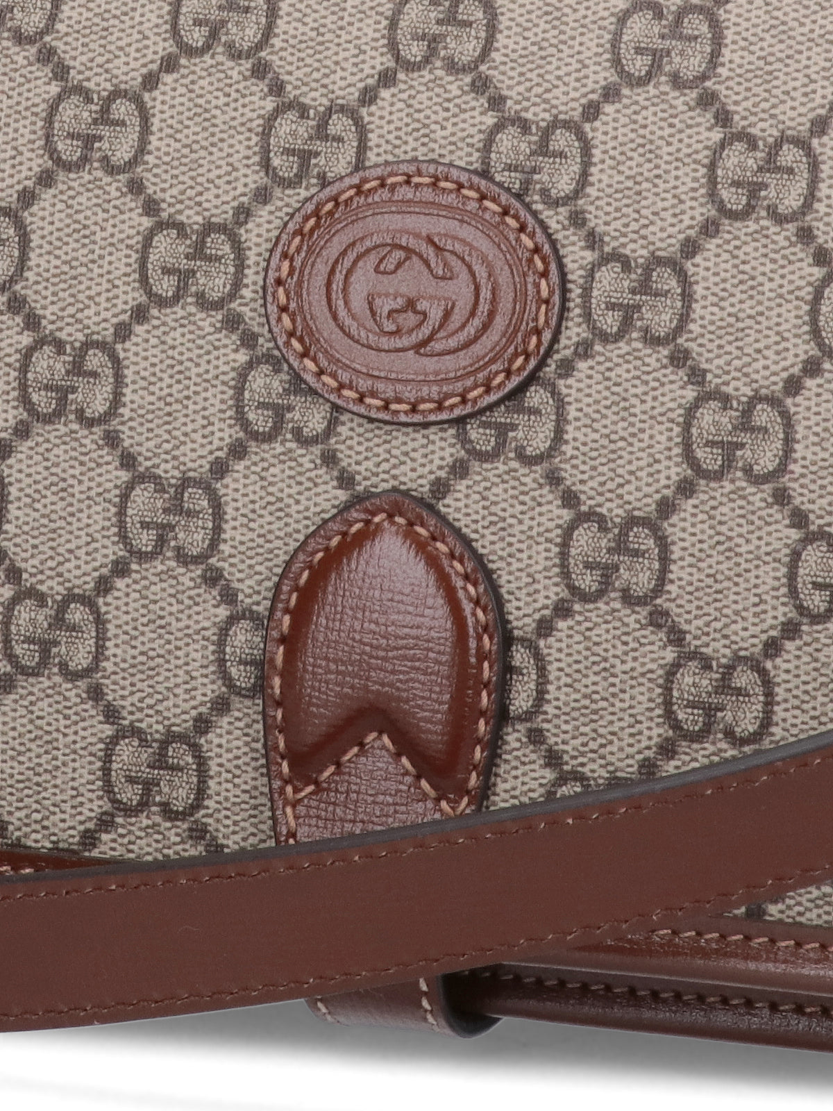 Gucci Bags Beige Fabric: Polyurethane