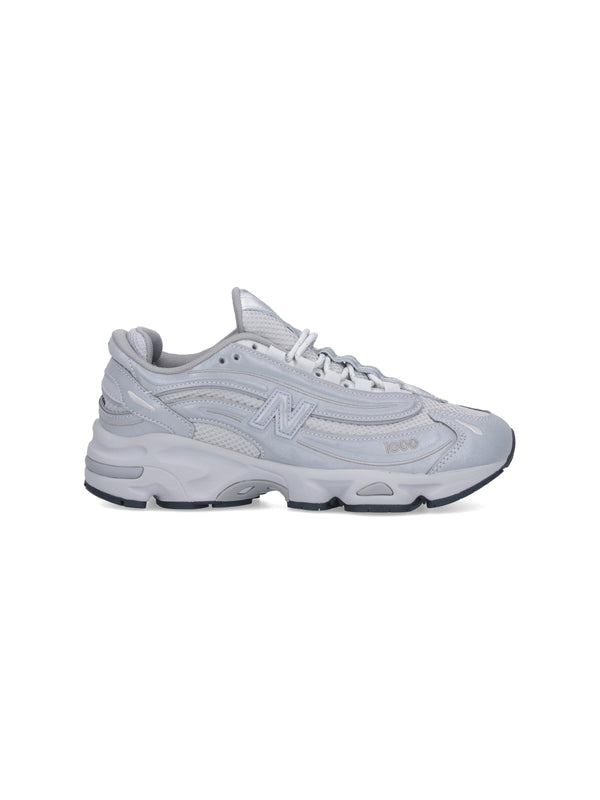 New Balance Synthetic Leather sneaker in gray