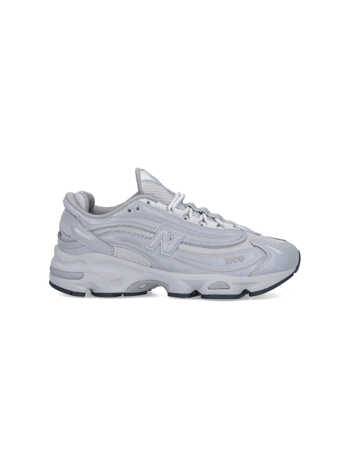 New Balance Sneakers Grey Synthetic Lthr