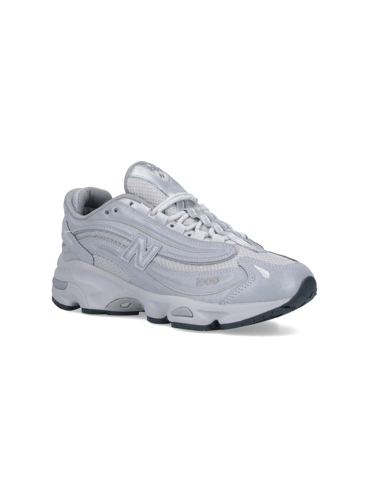 New Balance Sneakers Grey Synthetic Lthr